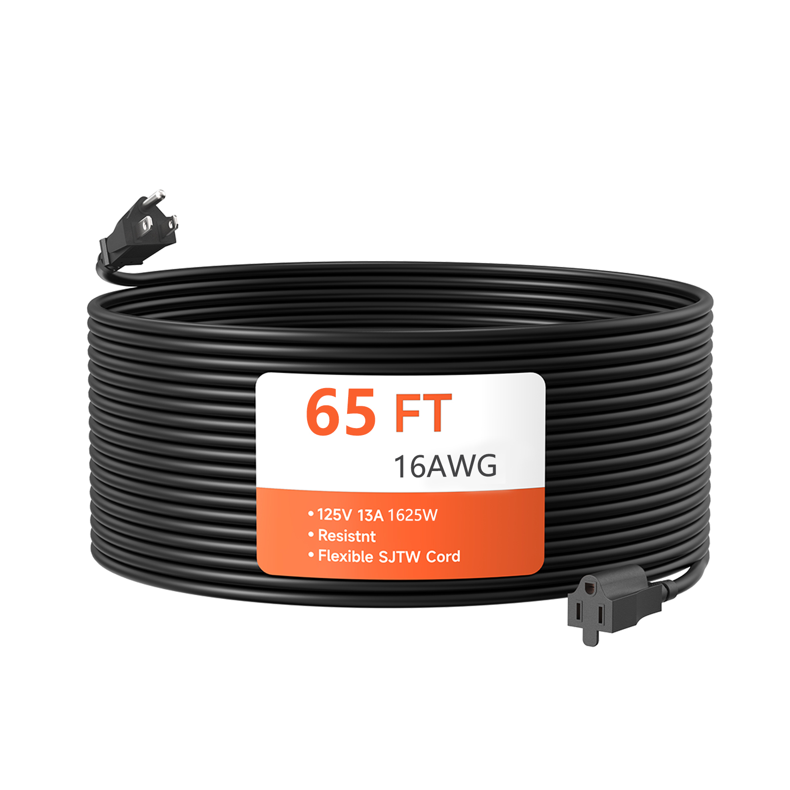 Outdoor Power Outlet Extension - U.S. Standard Outdoor Extension Cord 20/1.8