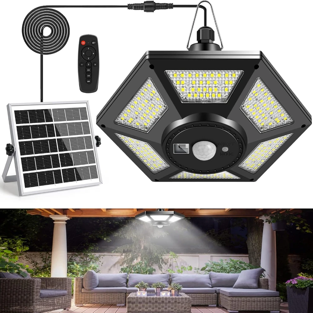 Solar Powered 180 LED Shed Pen - Outdoor Power For Gazebo review and price