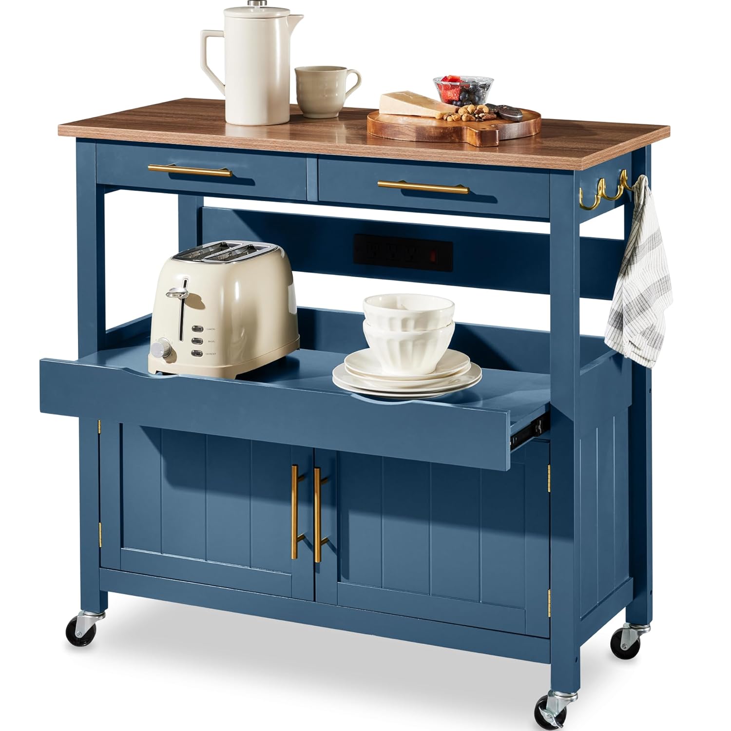 36in Large Rolling Kitchen Isl - Outdoor Kitchen Power Outlet review and price