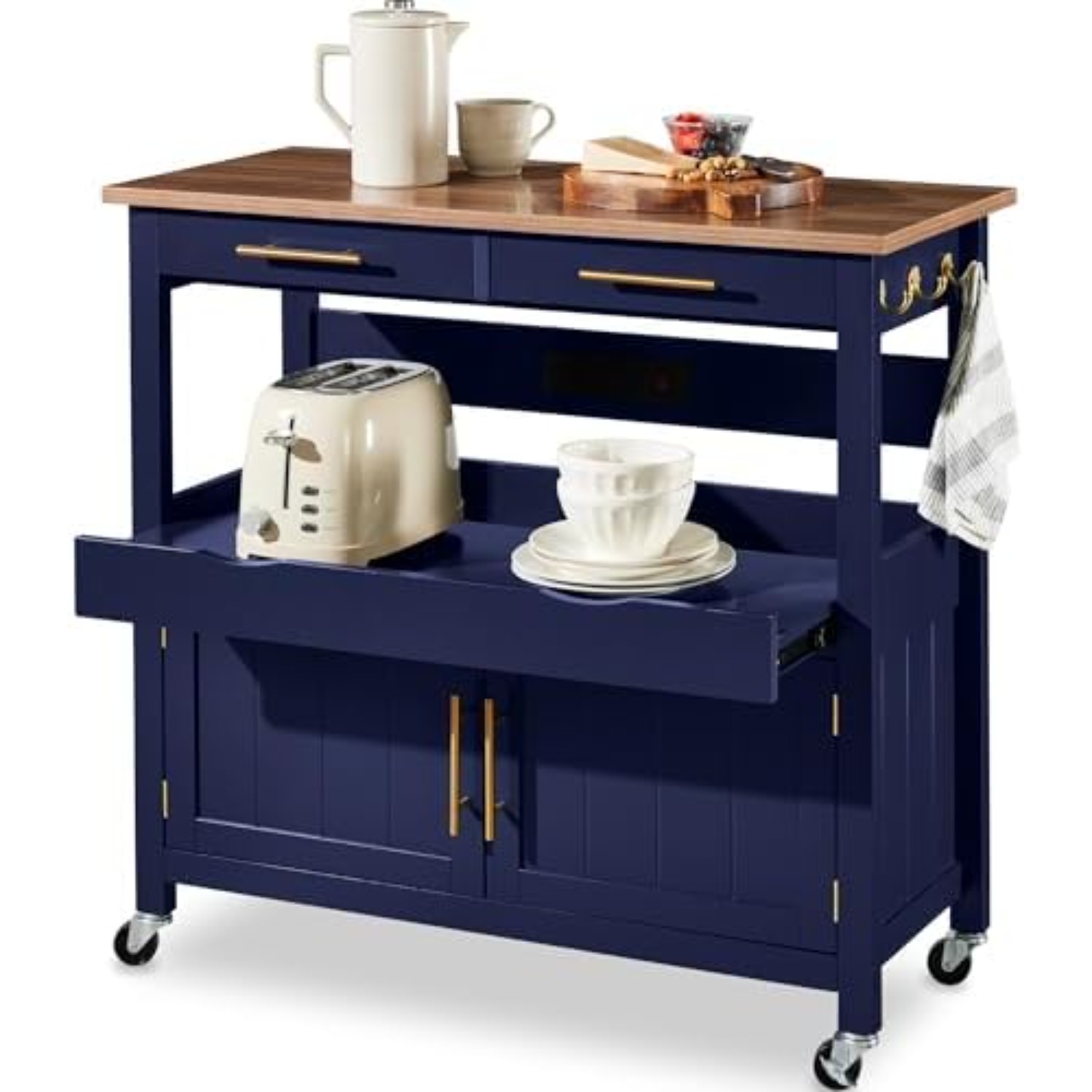 36in Large Rolling Kitchen Isl - Outdoor Kitchen Power Outlet review and price