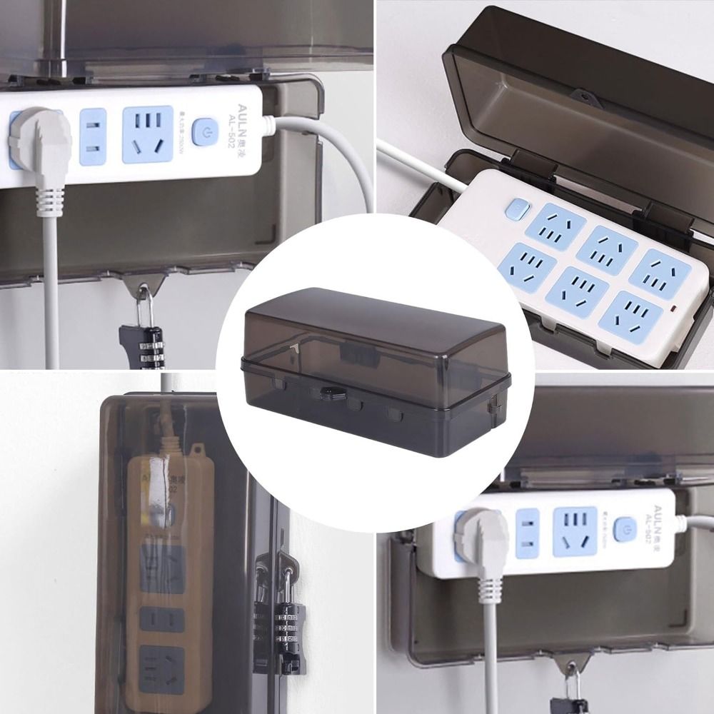 Durable Plastic Plug Box Anti- - Outdoor Power Outlet Extension review and price
