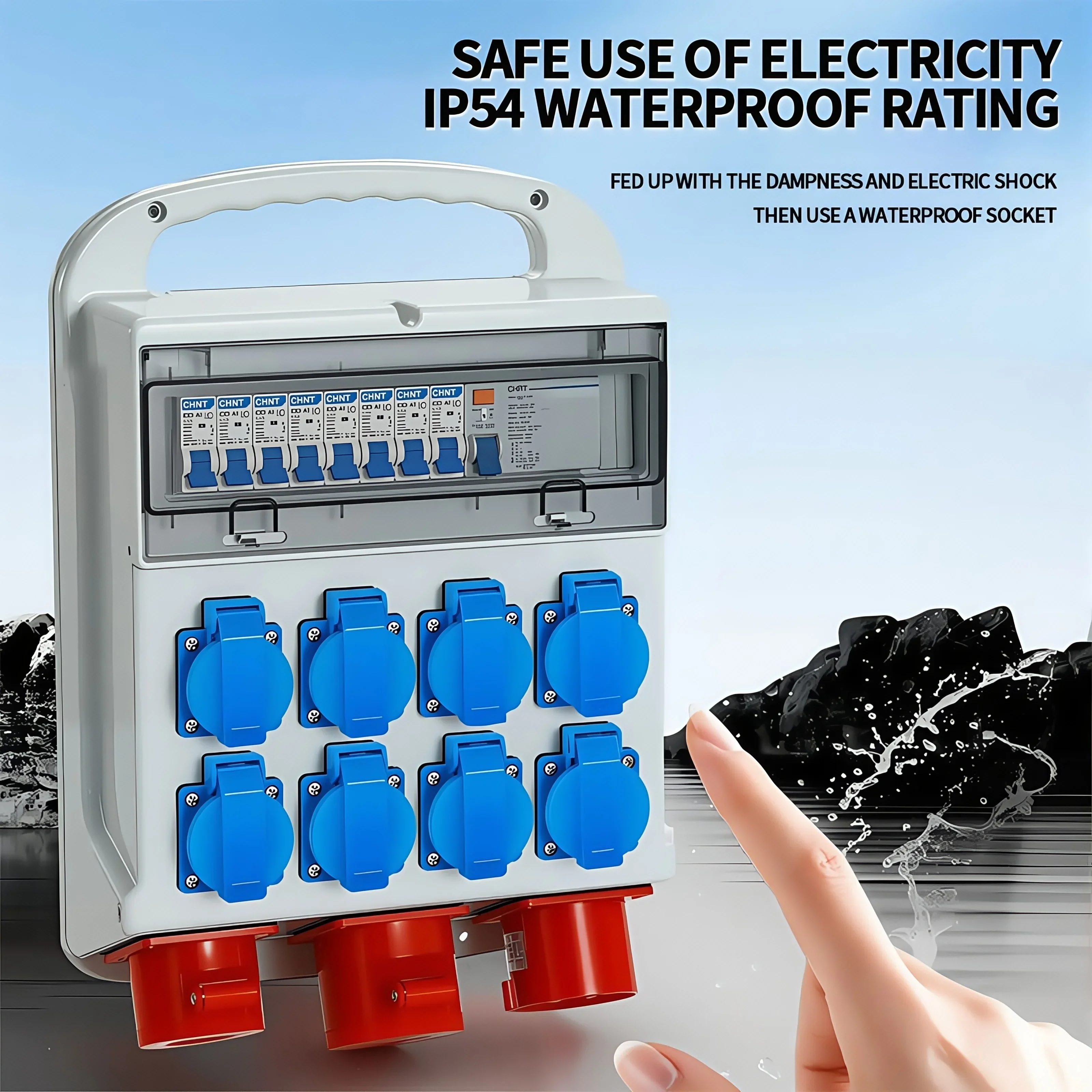 IP54 16A Waterproof Industrial - Outdoor Power Solutions review and price