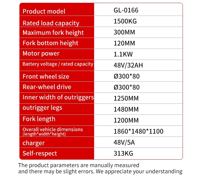 1500KG Battery Powered Electri - Outdoor Power Pallet Jack review and price
