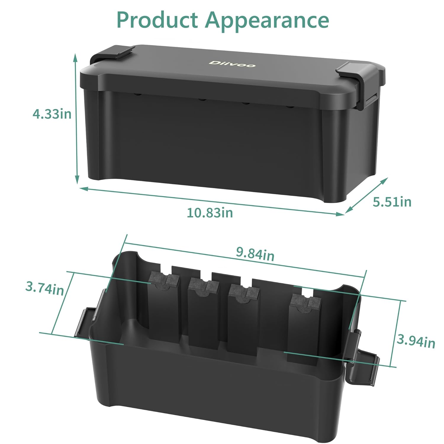 Diivoo Outdoor Waterproof Elec - Outdoor Power Outlet Extension review and price