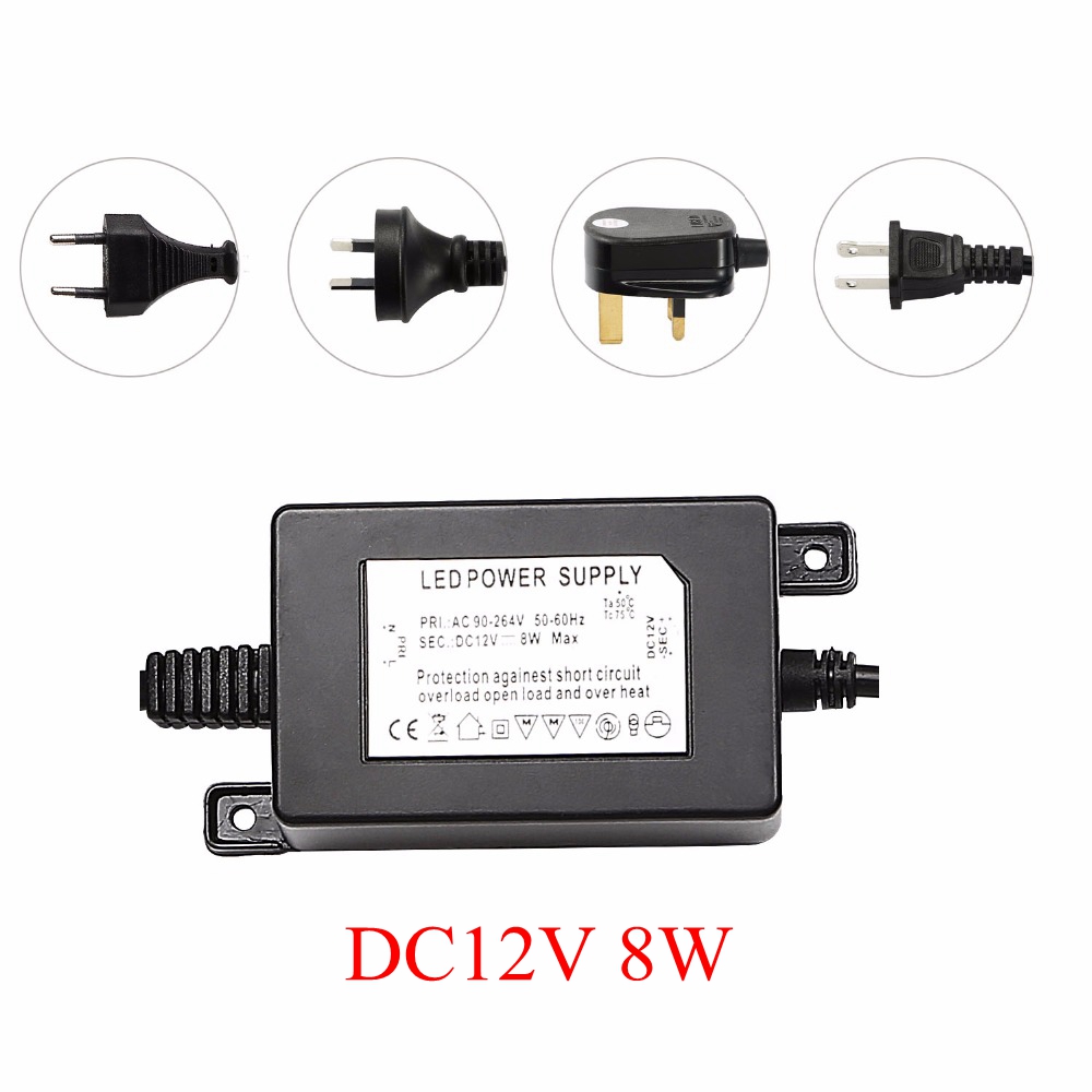 IP67 Waterproof DC12V 8W Trans - Outdoor Power Transformer review and price