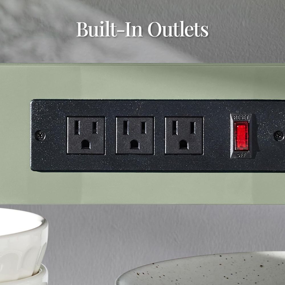36in LarRolling Kitchen Island - Outdoor Kitchen Power Outlet review and price
