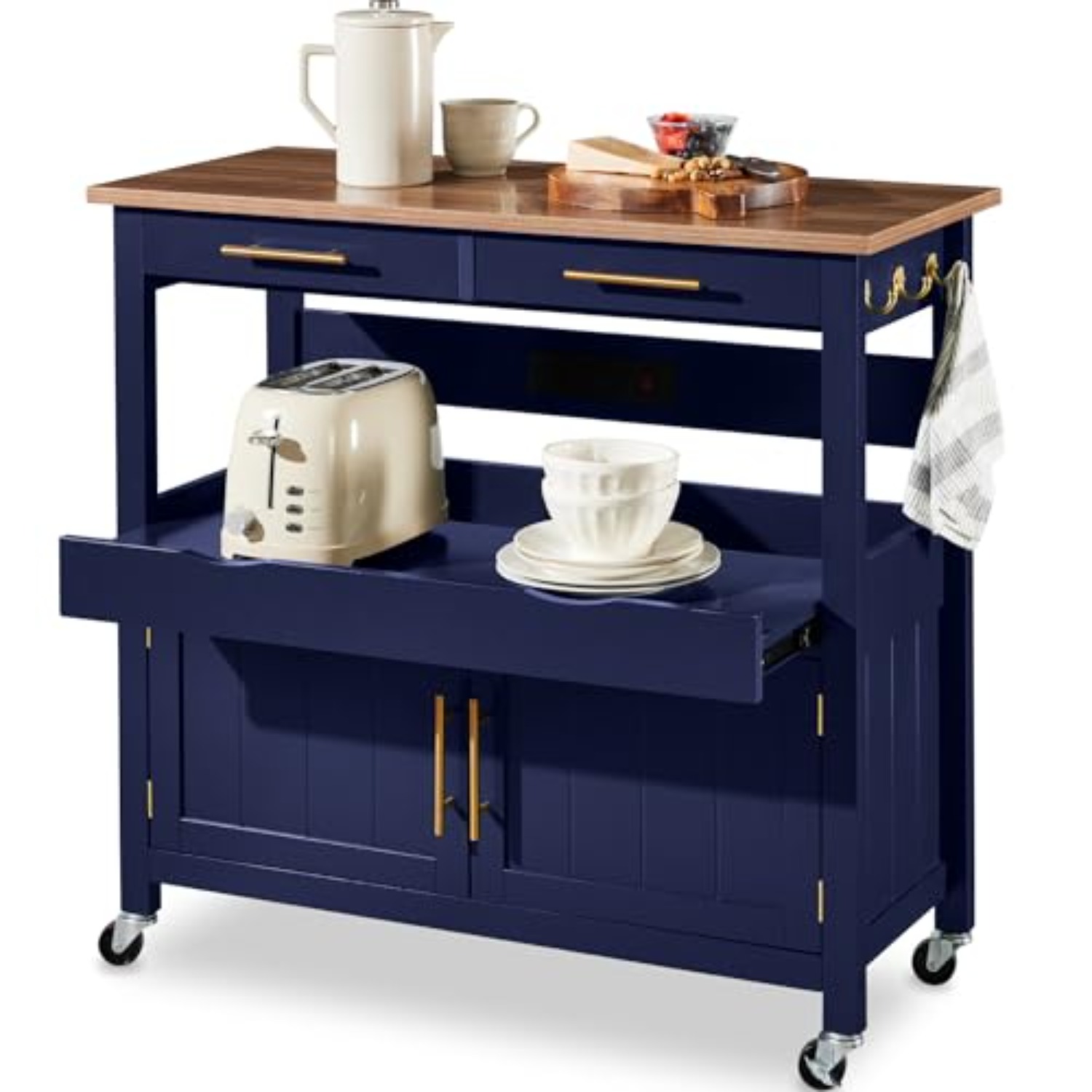 36in Large Rolling Kitchen Isl - Outdoor Kitchen Power Outlet review and price